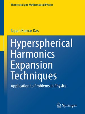 cover image of Hyperspherical Harmonics Expansion Techniques